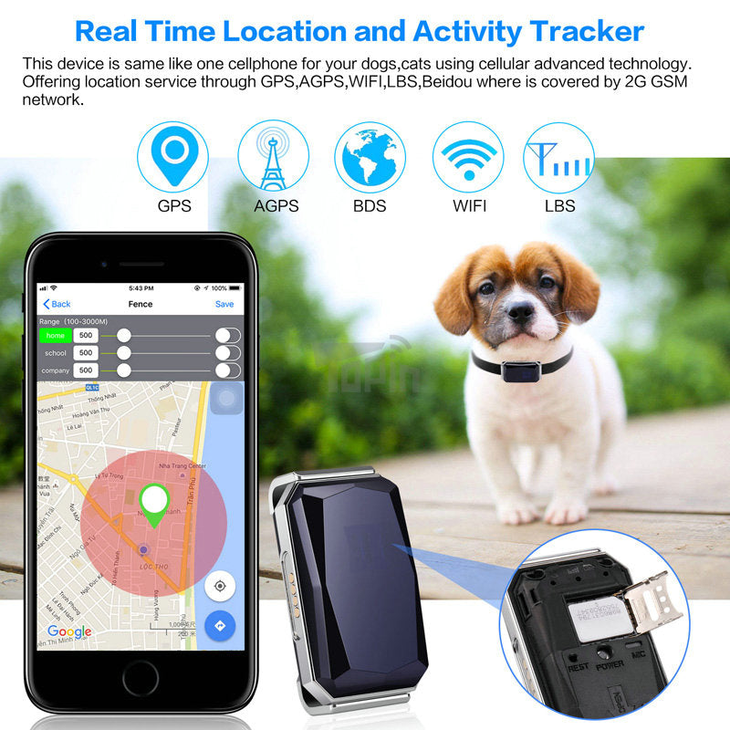 PetHalo GPSトラッカー – 犬猫用リアルタイム位置情報＆安全アラート