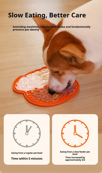 HappyTails Lick Mat – Stress-Relief Slow Feeder for Dogs & Cats