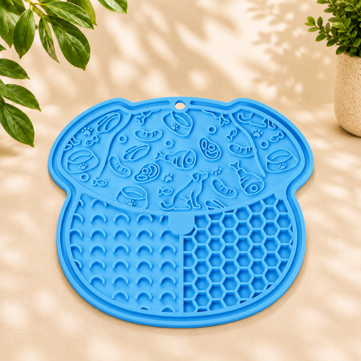 HappyTails Lick Mat – Stress-Relief Slow Feeder for Dogs & Cats