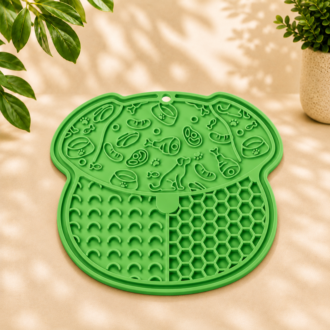 HappyTails Lick Mat – Stress-Relief Slow Feeder for Dogs & Cats