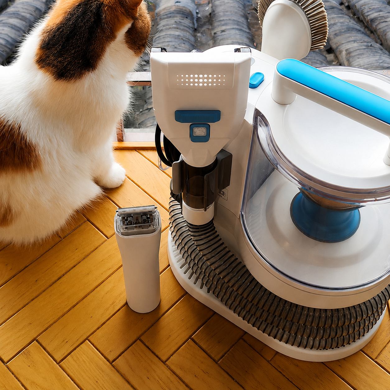 7-in-1 Professional Pet Grooming Vacuum Kit