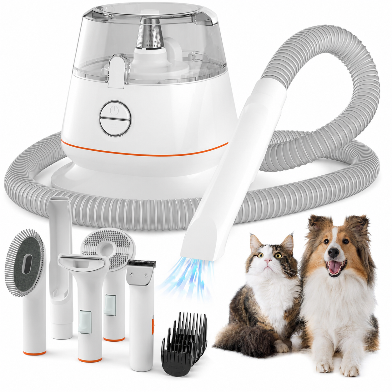 GroomEase 5-in-1 Pet Vacuum Kit