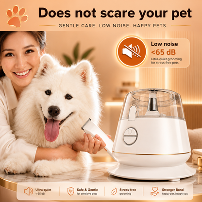 GroomEase 5-in-1 Pet Vacuum Kit