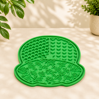 HappyTails Leckmatte – Stressabbauender Slow Feeder für Hunde & Katzen