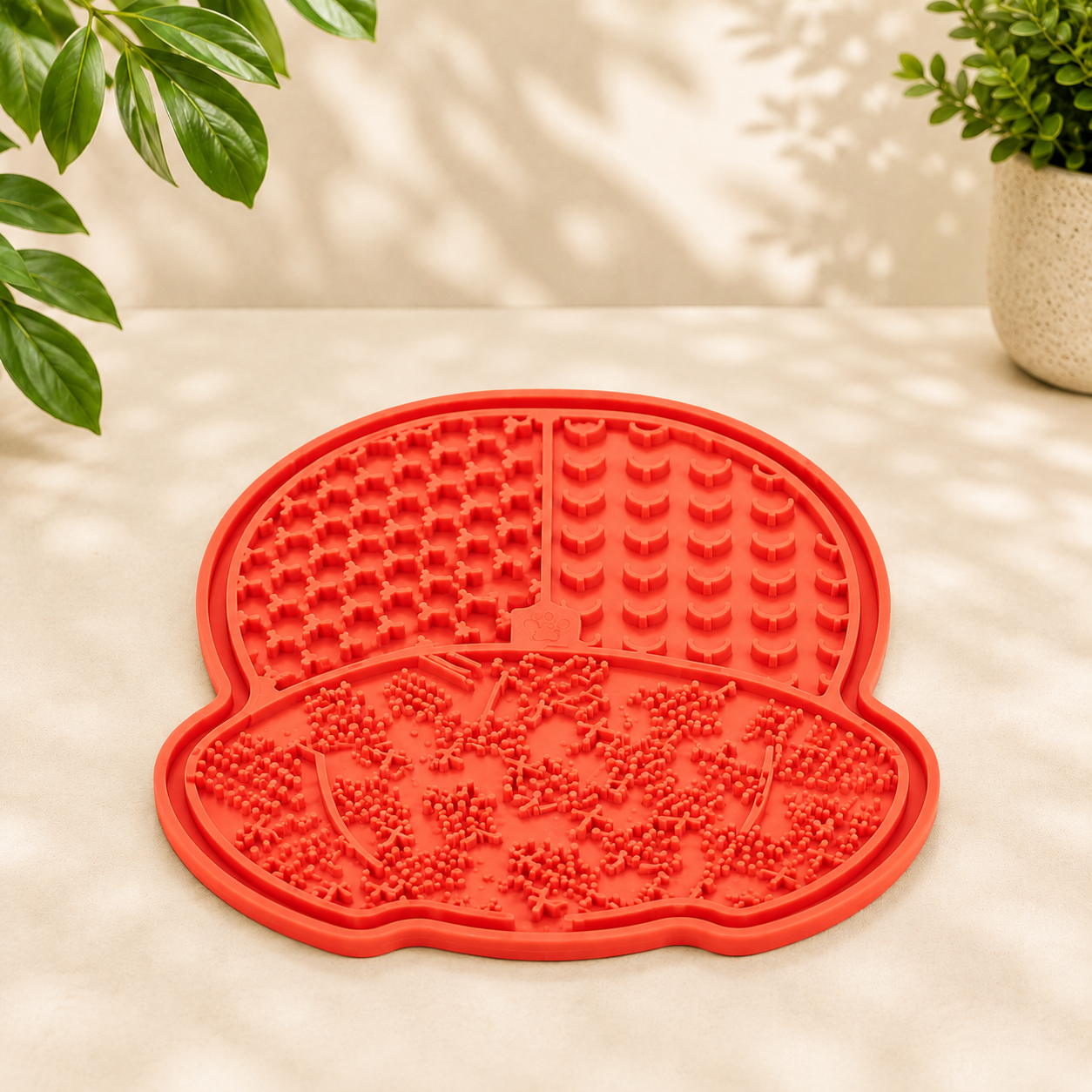 HappyTails Leckmatte – Stressabbauender Slow Feeder für Hunde & Katzen