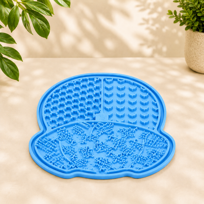 HappyTails Leckmatte – Stressabbauender Slow Feeder für Hunde & Katzen