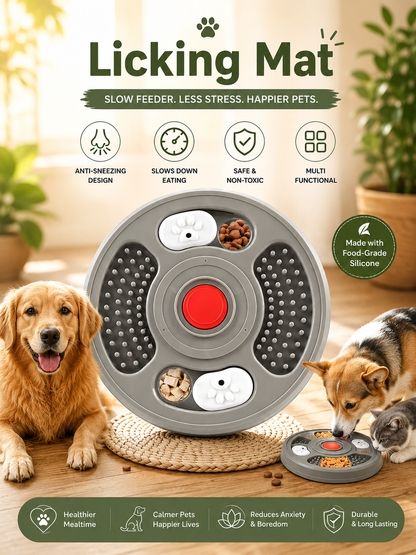Lickora Interactive Slow Feeder & Lick Mat