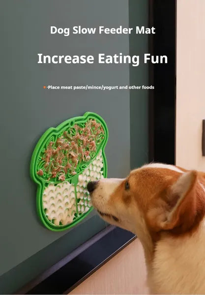 HappyTails Lick Mat – Stress-Relief Slow Feeder for Dogs & Cats