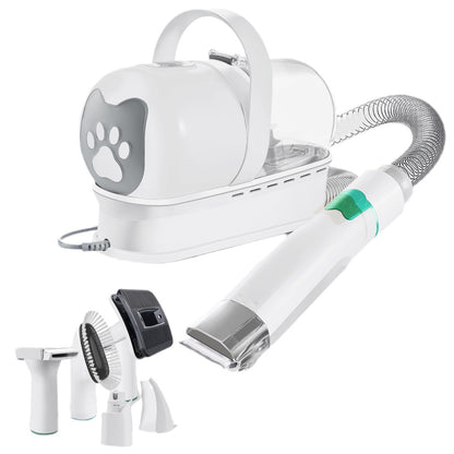 FurClean 7-in-1 Tierpflege-Staubsauger-Kit – Sauberes Trimmen & Fellpflege